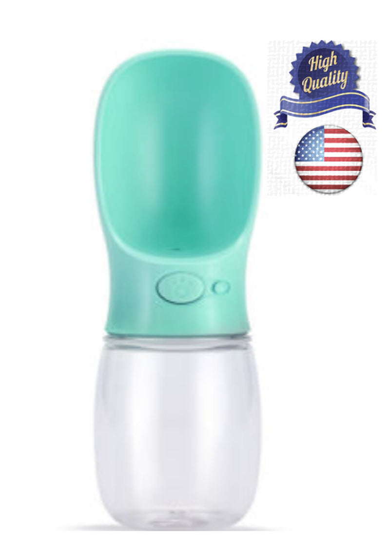 Portable Pet Water Bottle Dispenser for Dogs and Cats - Travel Drinking Feeder Tray Bowl - US Edition