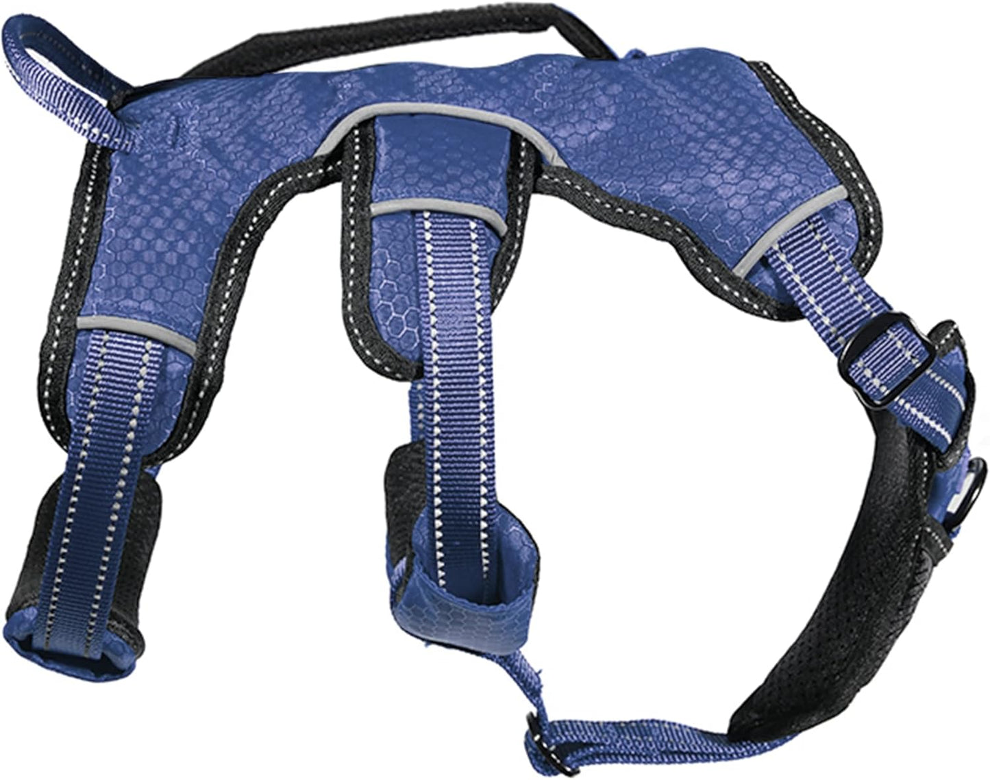 Escape-Resistant Adjustable Dog Harness | 5-Point Fit with Padded Design and Lift Handle
