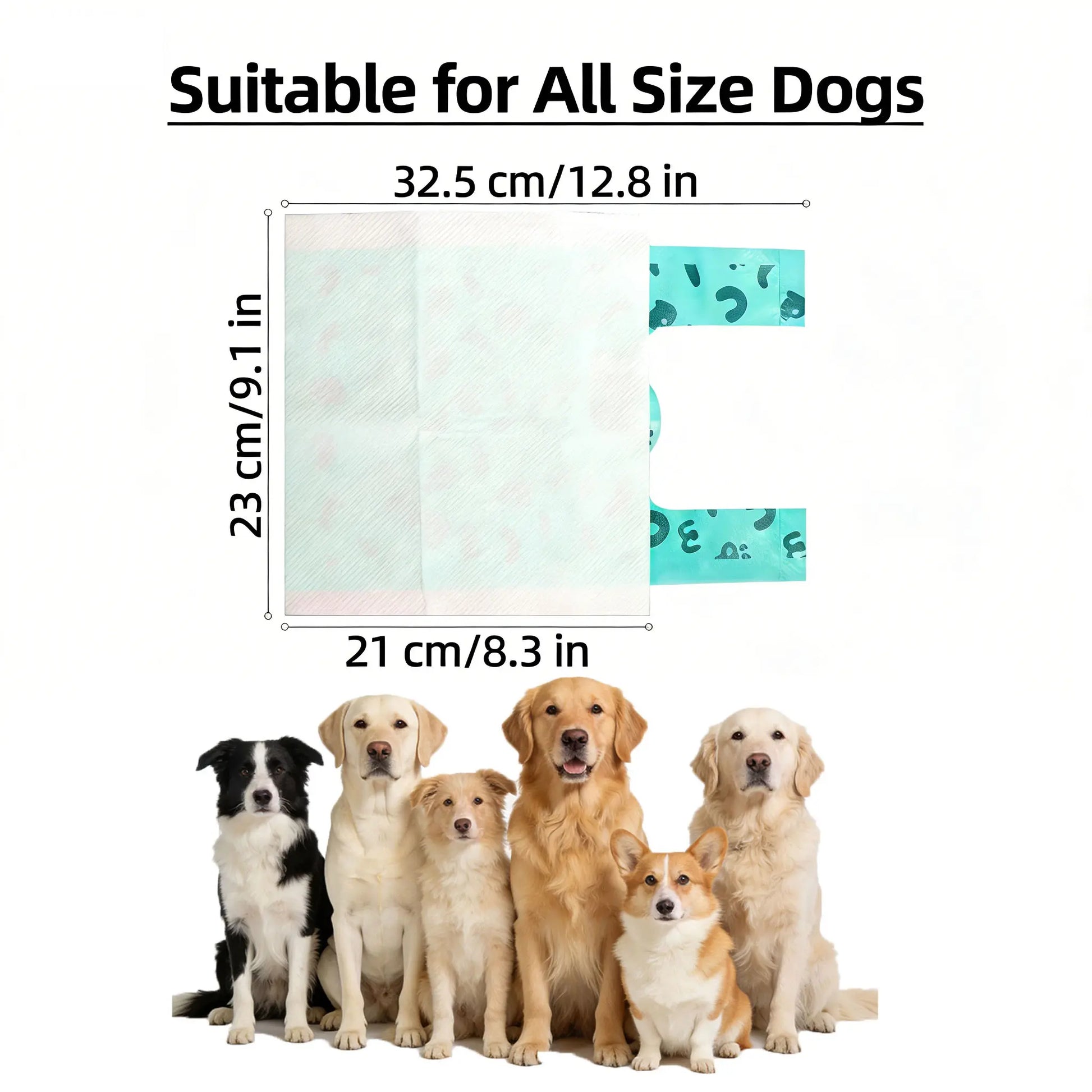 Premium Double-Layer Dog Waste Bags with Integrated Paper Towels, Value Pack of 50, Durable and Eco-Friendly, Guaranteed Leak-Proof for Walking, Travel, and Home Use