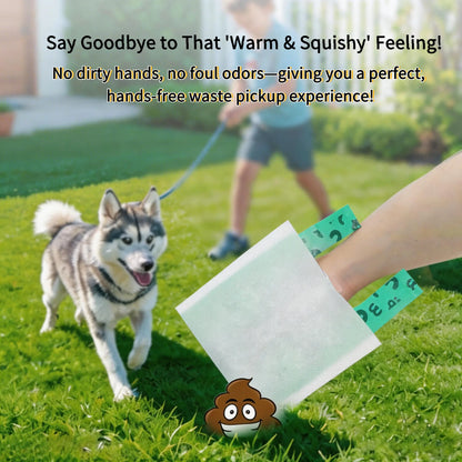 Premium Double-Layer Dog Waste Bags with Integrated Paper Towels, Value Pack of 50, Durable and Eco-Friendly, Guaranteed Leak-Proof for Walking, Travel, and Home Use