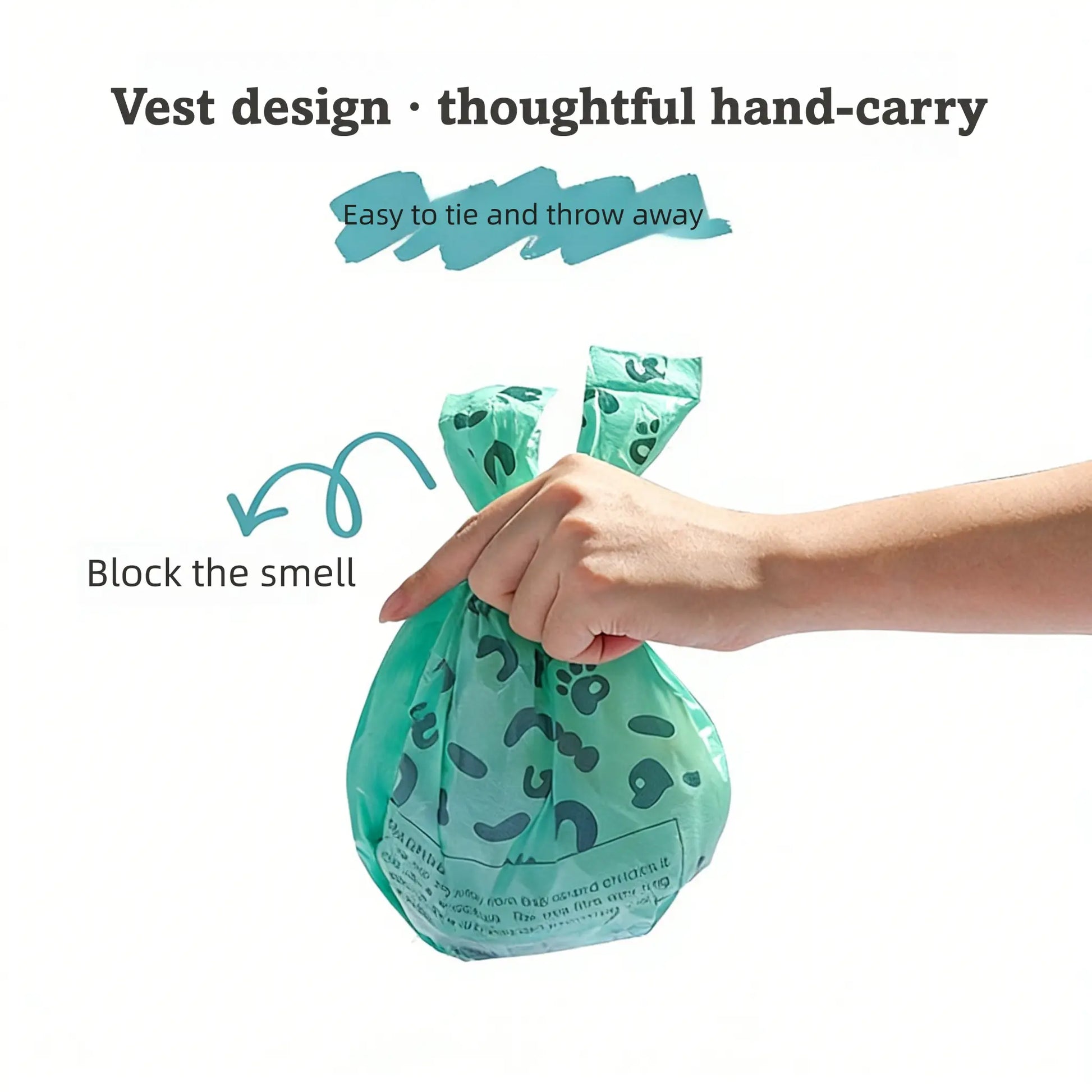Premium Double-Layer Dog Waste Bags with Integrated Paper Towels, Value Pack of 50, Durable and Eco-Friendly, Guaranteed Leak-Proof for Walking, Travel, and Home Use