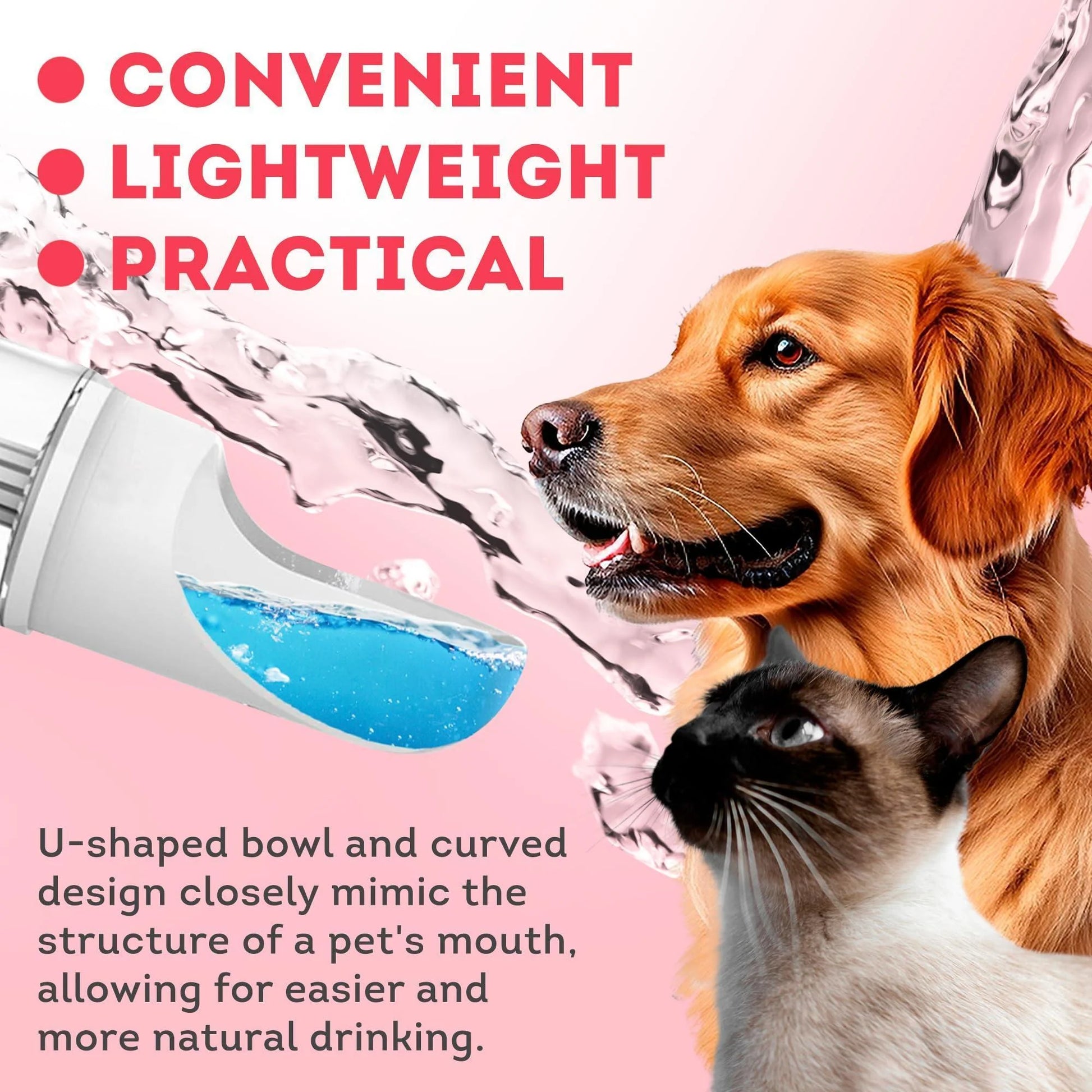 Portable Dog Water Bottle Dispenser - 12 Oz Travel Water Bottle for Pets with Silicone Strap and Cotton Filter, Dimensions 11.8 x 7.9 x 9.2 Inches