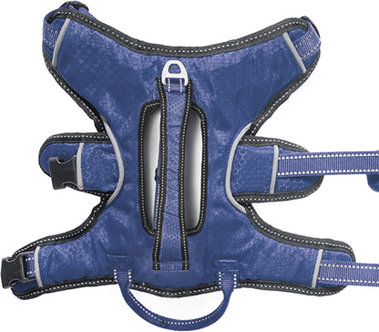 Escape-Resistant Adjustable Dog Harness | 5-Point Fit with Padded Design and Lift Handle