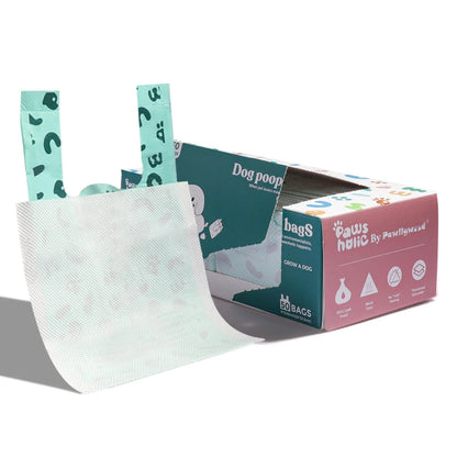 Premium Double-Layer Dog Waste Bags with Integrated Paper Towels, Value Pack of 50, Durable and Eco-Friendly, Guaranteed Leak-Proof for Walking, Travel, and Home Use